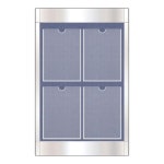 관리사무소 A4 스텐 안내게시판 포켓 주머니형 행정센터 지자체 보건소 오피스텔 : 새롬세이프티