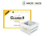 마이크로닉스 Classic II 1050W 80PLUS골드 풀모듈러 ATX3.1 화이트 컴퓨터 PC 파워 서플라이 : 마이엔터스토어