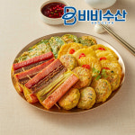 사옹원 모둠전 666g 동태전 고기완자 깻잎전 산적 모듬전 : 비비수산
