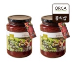 [풀무원] 올가 ORGA 유기농 딸기쨈(600g) x 2병 : 핫트랙스