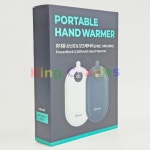 긱 보조배터리 겸용 휴대용 전기 충전식 손난로 2개 / USB 충전 전자 핸디워머 핫팩 : 킹찰스