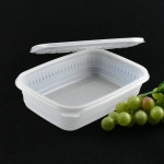 사각 AJ 죽용기 소 다용도 밀폐 반찬용기 원색 500세트 : 미소팩몰