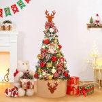 [LemonDSM_W]120cm 헬로 블링팝 풀세트 전구포함 크리스마스 장식 트리 : Dolphin DSM