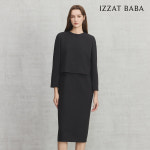 (아이잗바바) 라운드넥 재킷 H라인 원피스 BP9A0OP101 : 아이잗바바