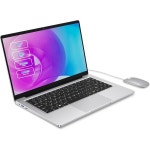 듀얼 코어 세렐론 N4000 6GB RAM 128GB SSD 휴대용 노트북, 1366x768 IPS 디스플레이 팬리스 디자인 노트북, WiFi 2.4/ : 청담스타일4호