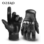 오제로 소가죽 오토바이 장갑 카본 보호대 (A1021) : 미니프리마켓