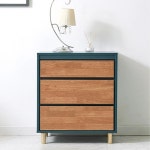 모던한 3단 거실 낮은 서랍장가구 장식선반 600 우드 수납장 H5111 : 구스상회