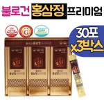 불로건 홍삼정 프리미엄 데일리 홍삼 스틱 3박스 국내산 6년근 홍삼정스틱 진세노사이드 홍삼농축액 추천 : 싹쓰리맘