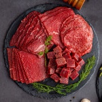 고단백 저지방소고기 우둔살 부채살 설도 홍두깨 토시살 다짐육 슬라이스 스테이크 큐브 1kg : 대연생고깃간