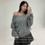 [무료배송] [여리핏♡/고퀄]델라인 브이넥 니트 : 언니가 간다