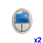 360도 회전 봉걸레 중 x2개 걸레패드 바닥청소걸레 : 비긴더하우스