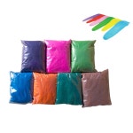 색모래 1봉 (4kg) 벌크포장 19색선택 어린이집 미술활동 촉감놀이 샌드아트 모래놀이 : 만들기 놀이터