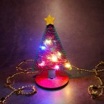 초등 크리스마스 LED스탠딩 스트링아트 트리만들기 창의 학습용교구 노인 : 케이마케