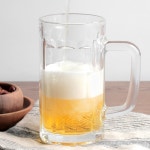 비어 머그컵 손잡이 맥주잔 유리컵 술잔 2p : 몽시마켓
