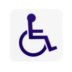 장애인 표시판 화장실 출입구 엘리베이터 표지판 : 규즈몰