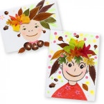 어린이집 수업용 교구 가을 명화 행복한 미소 10인 만들기소품 미술 체험활동 : 리빙존