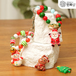 비즈세트 크리스마스팔찌키링만들기 구슬공예재료 목걸이부자재 원석나일론줄키트 : 민화샵