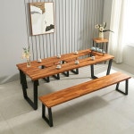 거실 카페 다이닝룸 원목 티테이블 테이블 대형 식탁 2000 주방 탁자 모던 인기 : 퍼니셀컴퍼니