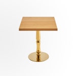 튼튼한 사각 테이블 골드스틸 카페 인테리어 티테이블 800 매장 모던 응접실 2인 : 퍼니셀컴퍼니