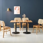 빈티지 무드 직사각 긴 테이블 탁자 2인 3인 카페 매장 1200 응접실 모던 식탁 : 퍼니셀컴퍼니