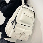 쓰리포켓 백팩 남녀 직장인 책가방 여행가방 배낭 : 리치88