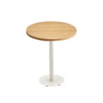 600 라운드 탁자 원탁 원형 바테이블 화이트스틸 카페원형테블 인테리어 카페 대기실 : 온리큐