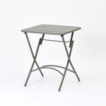 테라스 야외 정원 꾸미기 스틸 접이식 테이블 테라스테이블 야외탁자 마당테이블 : 제이온더샵