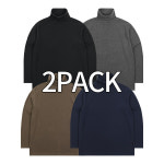 컨셉비 : [2pack] 스테디 터틀넥 긴팔티 : 4XR