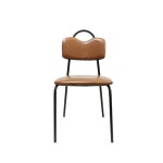 카페 식당 등받이 의자 PU 인조가죽 스틸 체어 신혼집 예쁜의자 카페가구 매장의자 : 온리큐