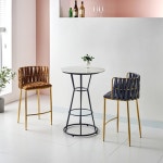 700 카페 유니크 원형 탁자 강화유리 바테이블 인테리어 홈카페테이블 커피테이블 : 온리큐