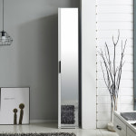 j0025 Rachel 광폭300거울형 깊이55cm 틈새수납장 : 플랜라이프