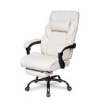 인조가죽 접이식발받침 사무실 침대형 체어 중역의자 편한의자 편한책상의자 : 리빙온더샵