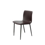 식탁 인테리어 등받이 의자 PU 스틸 체어 예쁜의자 상담실 매장의자 카페소품 깔끔한 : 온리큐