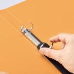 일본 직배송 Lihit Lab F7681-11 Ring File A4 2 Hole Navy : 마롱마트