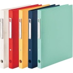 일본 직배송 Lihit Lab F7681-11 Ring File A4 2 Hole Navy : 마롱마트