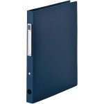 일본 직배송 Lihit Lab F7681-11 Ring File A4 2 Hole Navy : 마롱마트