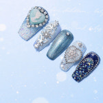 자체제작 고퀄 나비물방울 파츠 (3 color) 네일재료 : 캔디스톤