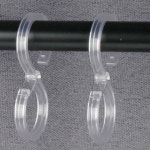 투명 s자고리 소형 에스고리 8개 지름3cm : 에이인터내셔날