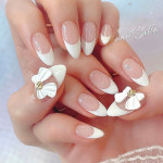 쥬쥬리본 (4 color) 4pcs 셀프네일 재료 젤네일파츠 키치 : 캔디스톤
