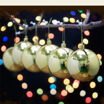 크리스마스오너먼트세트 크리스마스볼 8cm 6개 : 바틀콜드