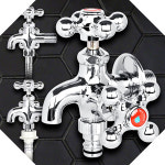 베란다 수도꼭지 십자형 두갈래 양갈래 세탁기 수도 연결 꼭지 두 갈래 양 세탁 수도관 배 : 상승물류