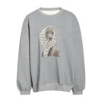 [2컬러]프린트 라운드넥 루즈핏 맨투맨(DEBB1TS06) : de Marrizu