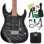 아이바네즈 일렉기타 Ibanez Gio GRX70QA 일렉트릭 기타 초심자 14점 세트 미니엄프 포함 TKS 지오 아이버니즈 : 오호3524