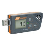 프로페셔널 디지털 방수 USB Datalogger 온도 습도 및 기압 측정 | PDF/Excel 보고서 생성 플러그 앤 플레이 LED 표시등 내장 소프트웨어... 