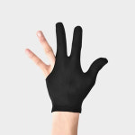 심플 무지 기본 블랙 당구장 손가락 당구 장갑 1P : 담모티