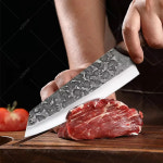 칼세트 WXCOO 미끄럼 방지 손잡이 원어 슬라이싱 나이프 단단한 나무 날카로운 야채 고기 식칼 뼈대 칼 주방 도구 1-2 개 : 썸마켓09