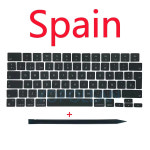 컴퓨터부품 맥북 프로 에어용 키캡 미국 영국 스페인 프랑스 러시아어 A2442 A2485 A2681 A2941 A2779 A2992 13 인치 14 16 : 태겸유통