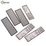 컴퓨터부품 PVC 먼지 필터 범용 DIY 실드 백 플레이트 컴퓨터 섀시 I/O 케이스 및 타워 17x5cm 3 개 : 태겸유통