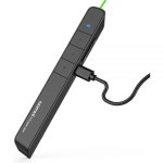 피피티 포인터 리모컨 프리젠터 충전식 Norwii 프레젠테이션 클리커 그린 라이트 USB 무선 파워포인트 하이퍼링크 슬라이드... 