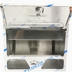 스텐 대형 다세대 우편함 아파트 포스트박스 우편물수취함 295x226mm (열쇠포함) : 하이우리마트